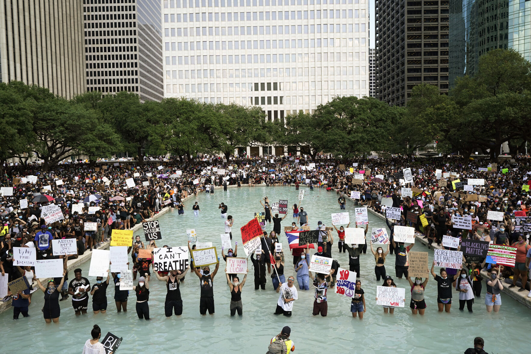 APTOPIX America Protests Houston